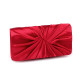 Clutch purse / evening bag - satin - Black (1 Piece) Clutch purse / evening bag - satin - Black (1 Piece)