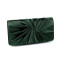 Clutch/abendtasche aus satin - Dunkelgrün (1 Stück)