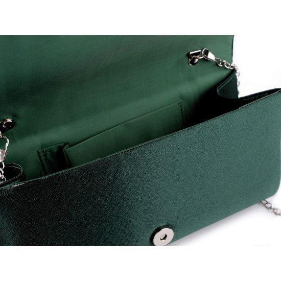 Clutch purse / evening bag - satin - Black (1 Piece) Clutch purse / evening bag - satin - Black (1 Piece)