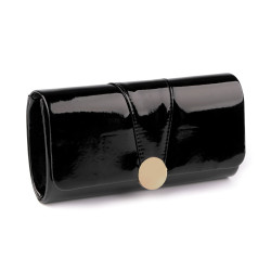 Clutch purse / evening bag - mirror effect - Black (1 Piece)