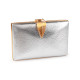 Clutch purse / evening bag - design fastening - Gold lt. (1 Piece) Clutch purse / evening bag - design fastening - Gold lt. (1 Piece)
