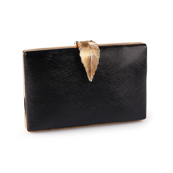 Clutch purse / evening bag - design fastening - Gold lt. (1 Piece) Clutch purse / evening bag - design fastening - Gold lt. (1 Piece)