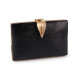 Clutch purse / evening bag - design fastening - Gold lt. (1 Piece) Clutch purse / evening bag - design fastening - Gold lt. (1 Piece)