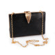 Clutch purse / evening bag - design fastening - Gold lt. (1 Piece) Clutch purse / evening bag - design fastening - Gold lt. (1 Piece)