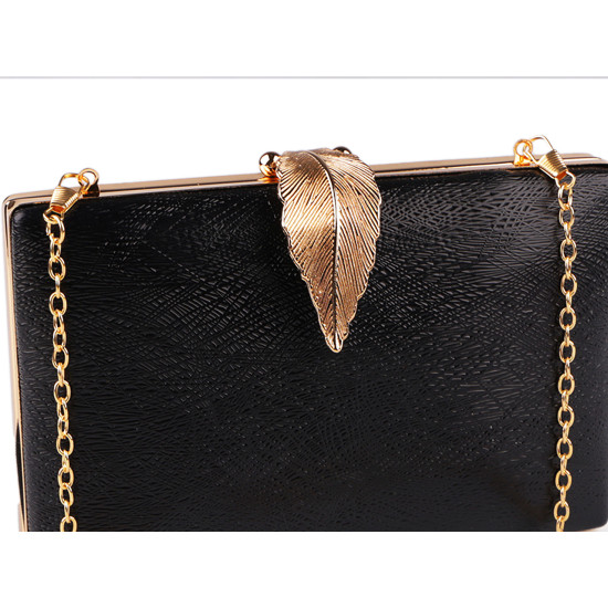 Clutch purse / evening bag - design fastening - Gold lt. (1 Piece) Clutch purse / evening bag - design fastening - Gold lt. (1 Piece)