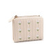 Portmonetka damska 9x12 cm haftowana - Czarny (1 Sztuka) Portmonetka damska 9x12 cm haftowana - Czarny (1 Sztuka)