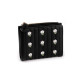 Portmonetka damska 9x12 cm haftowana - Czarny (1 Sztuka) Portmonetka damska 9x12 cm haftowana - Czarny (1 Sztuka)