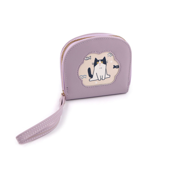 Cat wallet 10x11 cm - Lightbeige (1 Piece) Cat wallet 10x11 cm - Lightbeige (1 Piece)