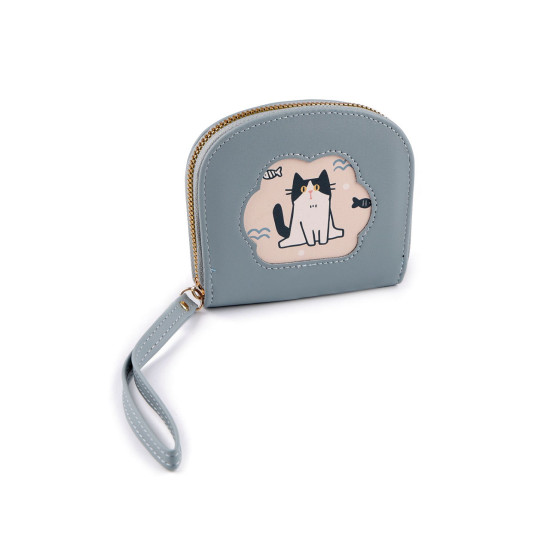 Cat wallet 10x11 cm - Lightbeige (1 Piece) Cat wallet 10x11 cm - Lightbeige (1 Piece)