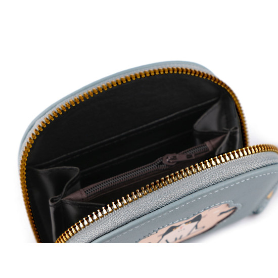 Cat wallet 10x11 cm - Lightbeige (1 Piece) Cat wallet 10x11 cm - Lightbeige (1 Piece)