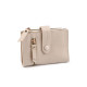 Women's flat wallet 9x12 cm - Lightbeige (1 Piece) Women's flat wallet 9x12 cm - Lightbeige (1 Piece)