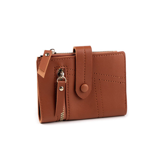Women's flat wallet 9x12 cm - Lightbeige (1 Piece) Women's flat wallet 9x12 cm - Lightbeige (1 Piece)