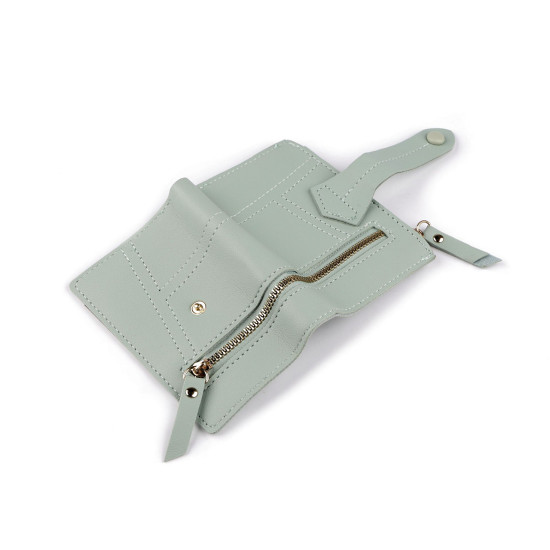 Women's flat wallet 9x12 cm - Lightbeige (1 Piece) Women's flat wallet 9x12 cm - Lightbeige (1 Piece)