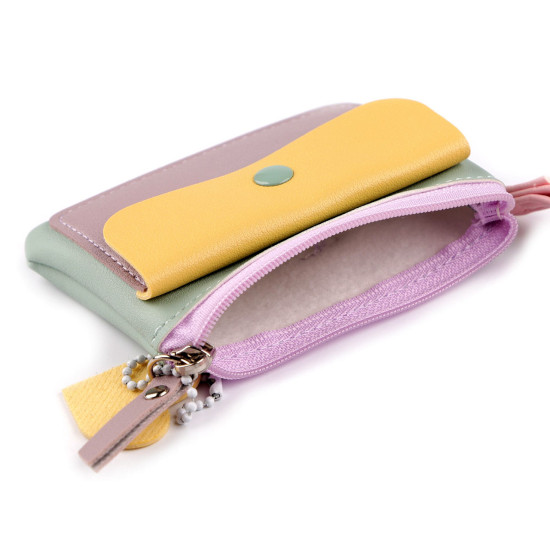 Wallet / mini purse / key ring 8x10 cm - Light violet (1 Piece) Wallet / mini purse / key ring 8x10 cm - Light violet (1 Piece)