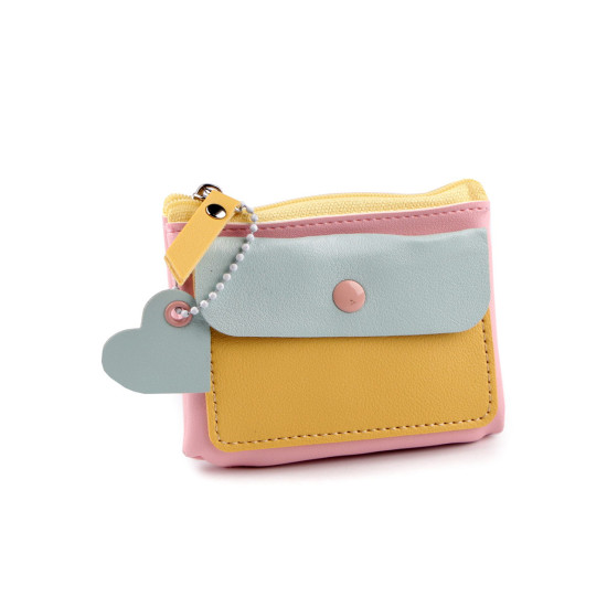 Wallet / mini purse / key ring 8x10 cm - Light violet (1 Piece) Wallet / mini purse / key ring 8x10 cm - Light violet (1 Piece)