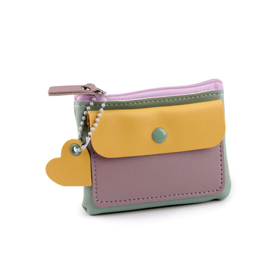 Wallet / mini purse / key ring 8x10 cm - Light violet (1 Piece) Wallet / mini purse / key ring 8x10 cm - Light violet (1 Piece)