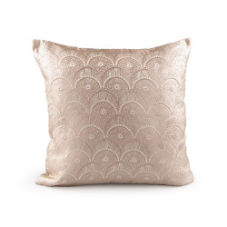 Embroidered pillow cover 45x45 cm - Lightbeige (2 Pieces)