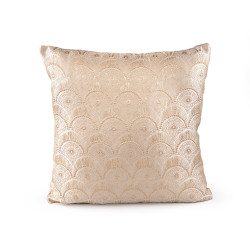 Embroidered pillow cover 45x45 cm - Lightbeige (2 Pieces)