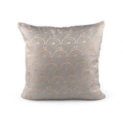 Embroidered pillow cover 45x45 cm - Pigeon blue (2 Pieces)