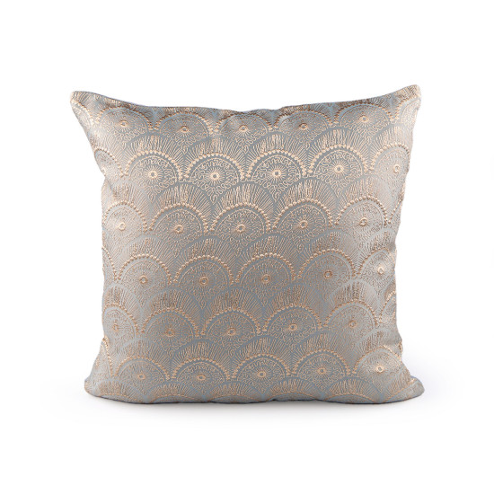 Embroidered pillow cover 45x45 cm - Lightbeige (2 Pieces) Embroidered pillow cover 45x45 cm - Lightbeige (2 Pieces)