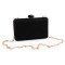 Clutch purse / evening bag - Black (1 Piece)