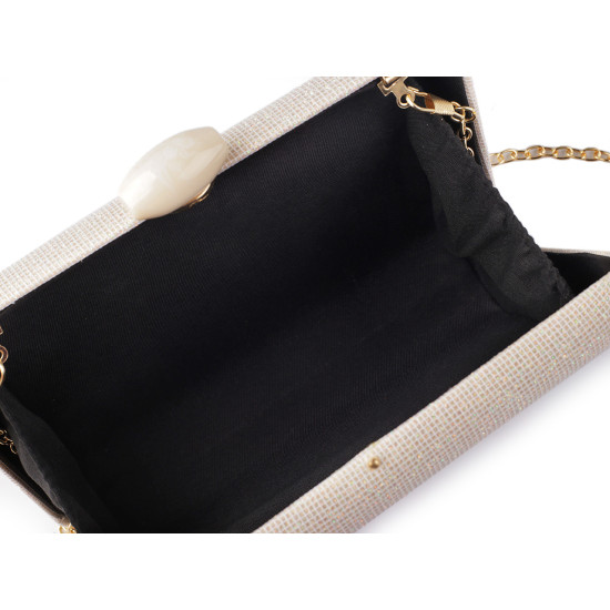 Clutch purse / evening bag - Cream lightest (2 Pieces)