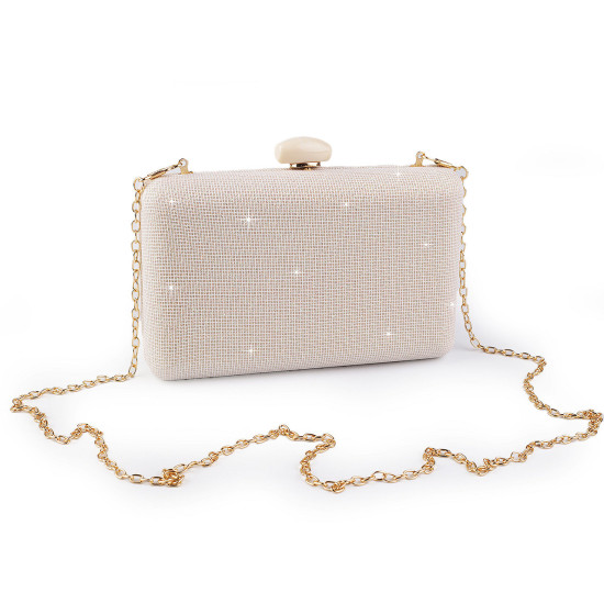 Clutch purse / evening bag - Cream lightest (2 Pieces)