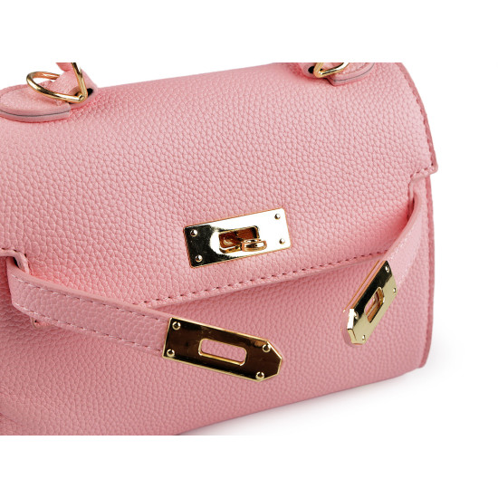 Handbag with scarf 21x15.5 cm - Light pink (1 Piece) Handbag with scarf 21x15.5 cm - Light pink (1 Piece)