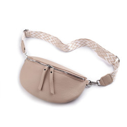 Torebka crossbody 27x18 cm - Jasnybeżowy (1 Sztuka)