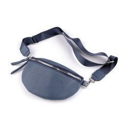 Torebka crossbody 24x16 cm - Niebieski jeansowy (1 Sztuka)