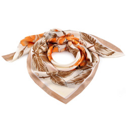 Satin scarf 70x70 cm, rose - Creamy light (1 Piece)