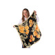 Satintuch rosen, 70 x 70 cm - Senf-braun (1 Stück) Satintuch rosen, 70 x 70 cm - Senf-braun (1 Stück)