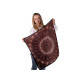 Bufanda 65x 65cm, mandala - Marrón (2 Piezas) Bufanda 65x 65cm, mandala - Marrón (2 Piezas)