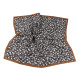 Bufanda 65x65 cm, flores - Negro (1 Pieza) Bufanda 65x65 cm, flores - Negro (1 Pieza)