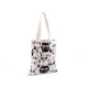 Cotton tote bag dog, cat 34x39 cm - White (1 Piece) Cotton tote bag dog, cat 34x39 cm - White (1 Piece)