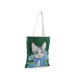 Cotton tote bag cat 34x40 cm - Cream lightest (1 Piece) Cotton tote bag cat 34x40 cm - Cream lightest (1 Piece)