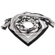 Bufanda de raso 90x90 cm - Blanco (1 Pieza) Bufanda de raso 90x90 cm - Blanco (1 Pieza)