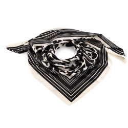 Satin scarf 90x90 cm - Creamy light (1 Piece)