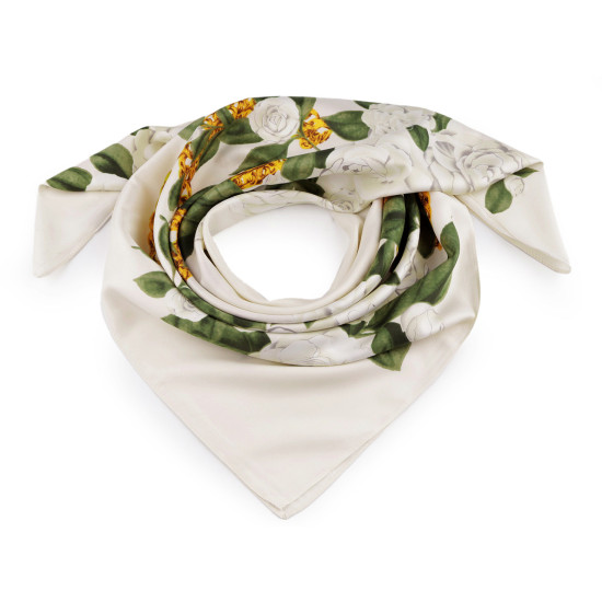 Foulard satiné, 90 x 90 cm - Noir (4 Pièces) Foulard satiné, 90 x 90 cm - Noir (4 Pièces)