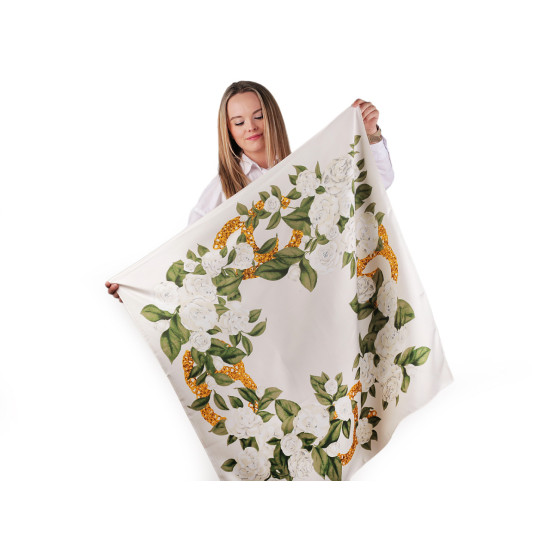 Foulard satiné, 90 x 90 cm - Noir (4 Pièces) Foulard satiné, 90 x 90 cm - Noir (4 Pièces)