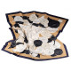 Bufanda de raso 90x90 cm - Marrón (1 Pieza)