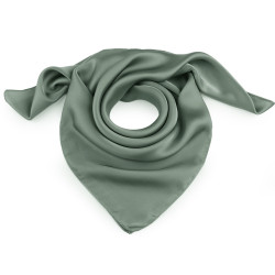 Satintuch einfarbig, 70 x 70 cm - Eis-grün (1 Stück)