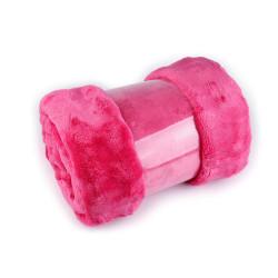 Bubble fleece blanket 150x200 cm - Pink (1 Piece)