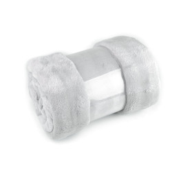 Bubble fleece blanket 150x200 cm - Lightgrey (1 Piece)