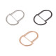 Doppelte metallschnalle, durchzug 30 mm - Nickel (1 Stück) Doppelte metallschnalle, durchzug 30 mm - Nickel (1 Stück)