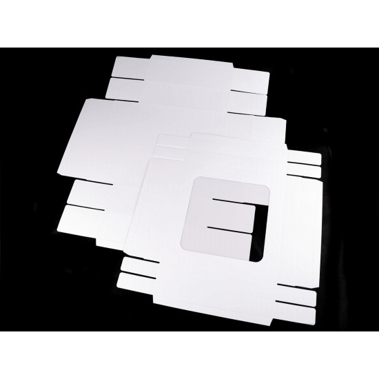 Paper box with see-through window - Natural brown (20 Pieces) Paper box with see-through window - Natural brown (20 Pieces)