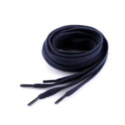 Cotton laces for shoes / sneakers / sweatshirts length 130 cm - Blue dark (10 Pieces)