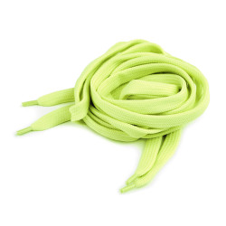 Cipőfűző hossza 130 cm - Vakító sárgászöld (10 Darabok)