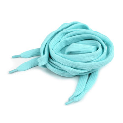 Cipőfűző hossza 130 cm - Világoskék (10 Darabok)