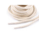 Cotton shoelaces, sneakers, sweatshirt laces length 120 cm - Ecru light (10 Pieces) Cotton shoelaces, sneakers, sweatshirt laces length 120 cm - Ecru light (10 Pieces)